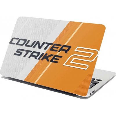 Sablio Samolepka na notebook Counter Strike 2 Oranžová - 29x20 cm – Zboží Živě