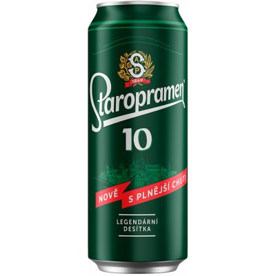 Staropramen Světlý 10° 0,5 l (plech) – Hledejceny.cz