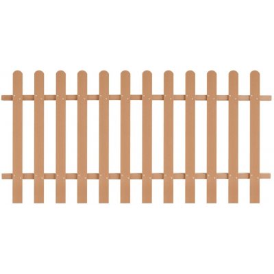 zahrada-XL Laťkový plot WPC 200 x 100 cm – Zbozi.Blesk.cz