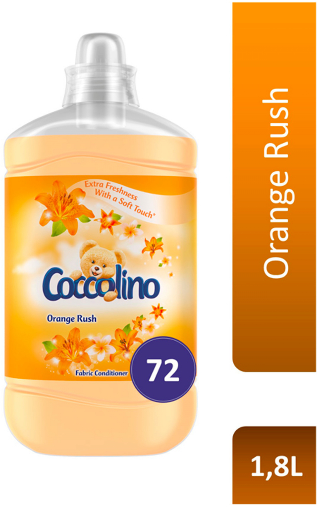 Coccolino Orange Rush aviváž 1,8 l od 89 Kč - Heureka.cz