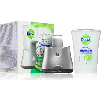 Dettol Soft on Skin bezdotykový dávkovač mýdla + tekuté mýdlo na ruce 250 ml