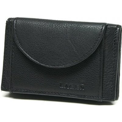 Lagen Unisex kožená peněženka Black W 2030 černá