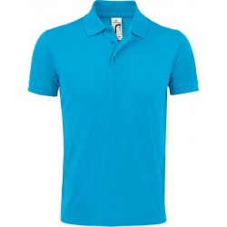 Sol's Prime Men pánské piqué polo aqua modrá