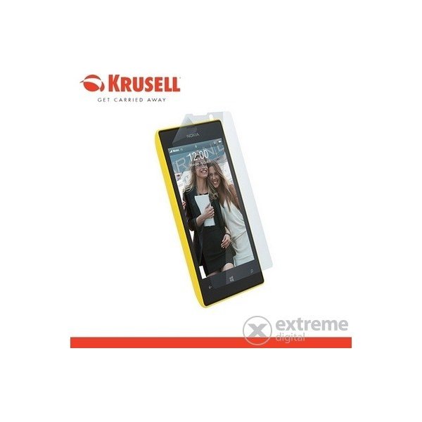 Ochranná fólie pro mobilní telefon Krusell Screen Protector tkanina pro čistení ekologicky šetrných materiálů Nokia Lumia 520 zařízení ( 20180 )