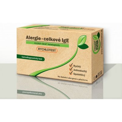 Vitamin Station rychlotest Alergie-totálně IgE samodiagnostický test z krve 1 set – Zboží Dáma