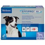 Virbac Effipro DUO Dog M 10-20kg 134/40 mg 4x1,34ml – Zboží Mobilmania