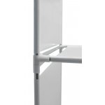 HomeLife Textilní skříň TextilHome XXL hnědá 126 x 160 x 45 cm – Zboží Dáma