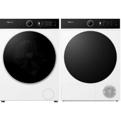 SET Pračka Hisense WF5I9043BWFS + Sušička Hisense DH5I804BWCD – Sleviste.cz