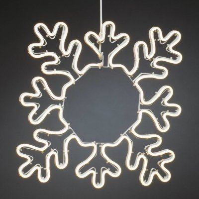 Konstsmide Christmas LED dekorační silueta sněhová vločka pro exteriér - 3078-102 – Zboží Mobilmania