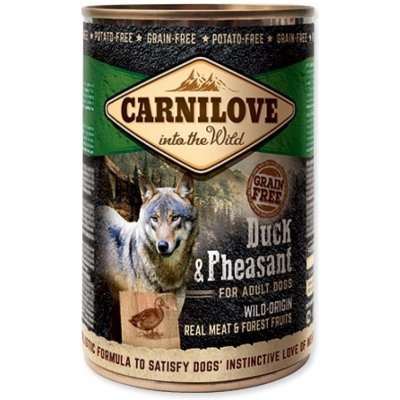 CARNILOVE DOG Wild Meat Duck & Pheasant 400g