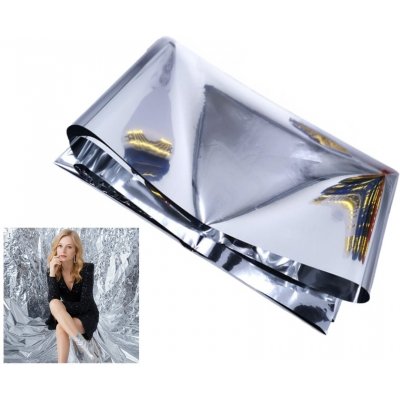 Fotověci Rolovací Stříbrné Mačkací Odrazové Reflexní Pozadí Plátno Na Focení 1x5m – Zboží Živě