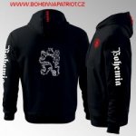 mikina s kapucí a potiskem Bohemia 3MZ černá – Zboží Dáma