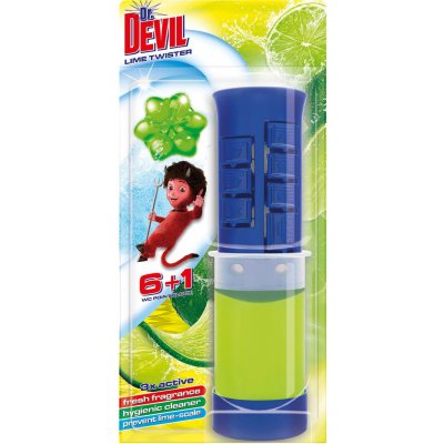 Dr. Devil 3in1 WC point block Lime twister, terč do toalety 45 ml – Zboží Mobilmania