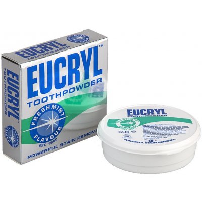 Eucryl Toothpowder Freshmint Flavour zubní prášek k odstranění skvrn 50 g – Sleviste.cz