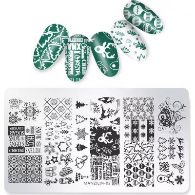 NehtyShop Vánoce destička na razítkování – Zboží Dáma