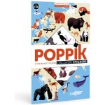 Poppik Samolepkový plakát vzdělávací Zvířata světa – Zboží Dáma