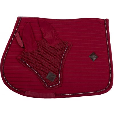 KenTaur Podsedlová dečka Softshell včetně čabraky vínová – Zboží Dáma