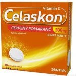 ΩCelaskon Vitamin C 500 mg Červený Pomeranč tablet eff.30 x 500 mg – Hledejceny.cz