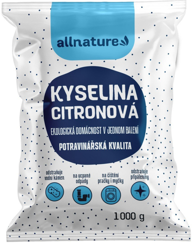 Allnature Kyselina citronová 1000 g