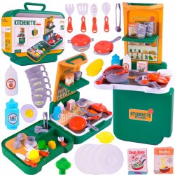 Majlo Toys Dětská mini kuchyňka v kufříku Child Kitchenette