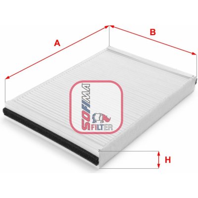 Filtr, vzduch v interiéru SOFIMA S 3047 C – Zboží Mobilmania