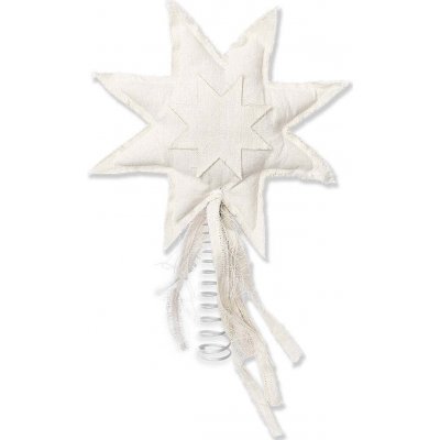 Vánoční dekorace ferm LIVING Vela Star Treetopper 1104267537 béžová – Hledejceny.cz