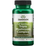 Swanson Triple Mushroom Complex Extract 60 kapslí – Hledejceny.cz