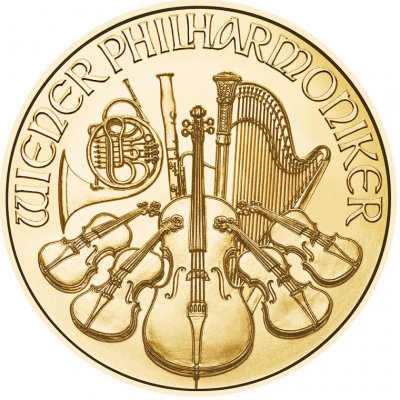 Münze Österreich Zlatá mince Wiener Philharmoniker ATS 1/4 oz – Zboží Mobilmania