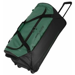 Travelite Basics Trolley Travel Bag Black/green 97 L TRAVELITE-96285-80