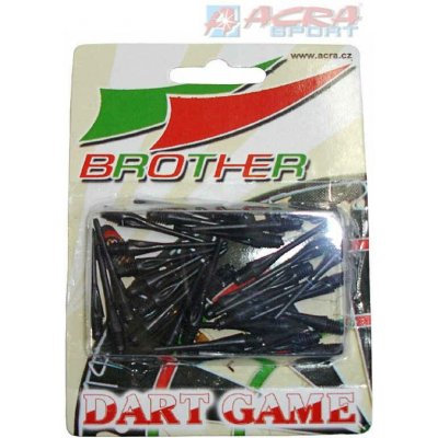 Harrows Hroty soft Micro plastové čierne 30 ks/bal 18mm – Sleviste.cz