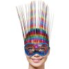 Karnevalový kostým 20-FT070 Extravagantní škraboška Venice Mask duhová