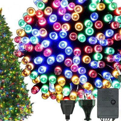 Verk Group Vnitřní vánoční světla, vícebarevná, 200 LED, 8 programů osvětlení – Hledejceny.cz