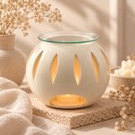 Hanna Maria Therapy aroma lampa se sklem Koule béžová – Hledejceny.cz