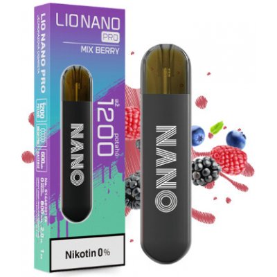 iJoy Lio Nano Pro 1200 Mix Berry 0 mg 1200 potáhnutí – Zboží Dáma