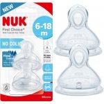 Nuk savička Flow Control transparentní 2 ks – Zboží Dáma