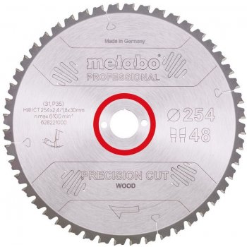 Metabo pilový kotouč 254x2,4/1,8x30 48WZ 5° neg. 6.28221