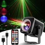 DISCO KOULE PROJEKTOR DISKOTÉKOVÝ LED RGB REFLEKTOR – Zboží Dáma