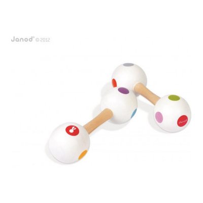 Janod rumbakoule Confetti Maracas – Zboží Dáma