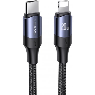 Kabel USAMS Type-C to Lightning 20W PD Fast Charging & Data Cable 1.2m – Hledejceny.cz