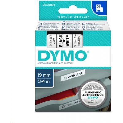 ARMOR WECARE ARMOR páska kompatibilní s DYMO S0720830,Black/White,19mm*7m K80012W4 – Hledejceny.cz