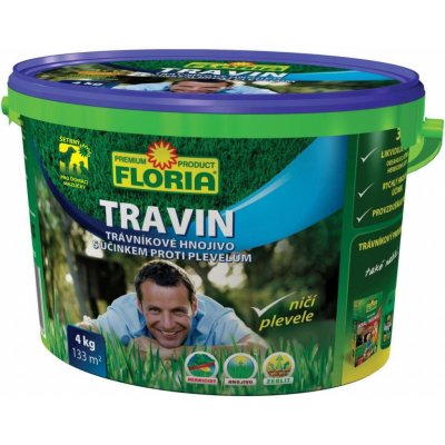 hnojivo FLORIA TRAVIN 3v1 4kg 912073 – Zbozi.Blesk.cz