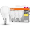 Žárovka Osram sada 3x LED žárovka E14, P40, 5,5W, 470lm, 2700K, teplá bílá