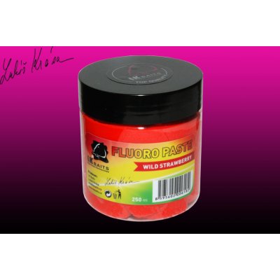 LK Baits Boilies Paste Fluoro 250ml wild strawberry