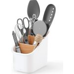 Organizér na kuchyňské náčiní Umbra BELLWOOD bílý/přírodní – Sleviste.cz