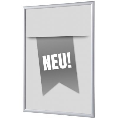 Jansen Display Set klaprámu A1, Novinka, šedý, německy, 625 x 872 mm – Zboží Živě