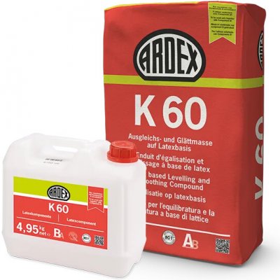 ARDEX K60 - dvousložková samonivelační hmota s obsahem latexu 24,8 kg – Hledejceny.cz