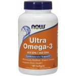 Now Foods Ultra Omega-3 Rybí olej 500 EPA + 250 DHA x 180 softgel kapslí – Zbozi.Blesk.cz