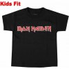 Dětské tričko ROCK OFF Tričko metal Iron Maiden Logo černá