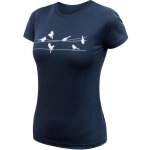 Sensor MERINO ACTIVE SONGBIRDS dámské triko kr.rukáv deep blue – Hledejceny.cz