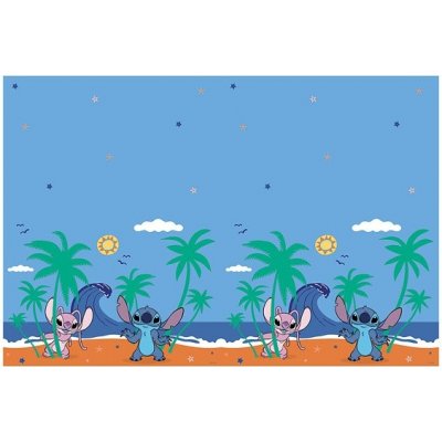 Procos Ubrus plastový Stitch & Angel 120x180 cm – Zboží Dáma